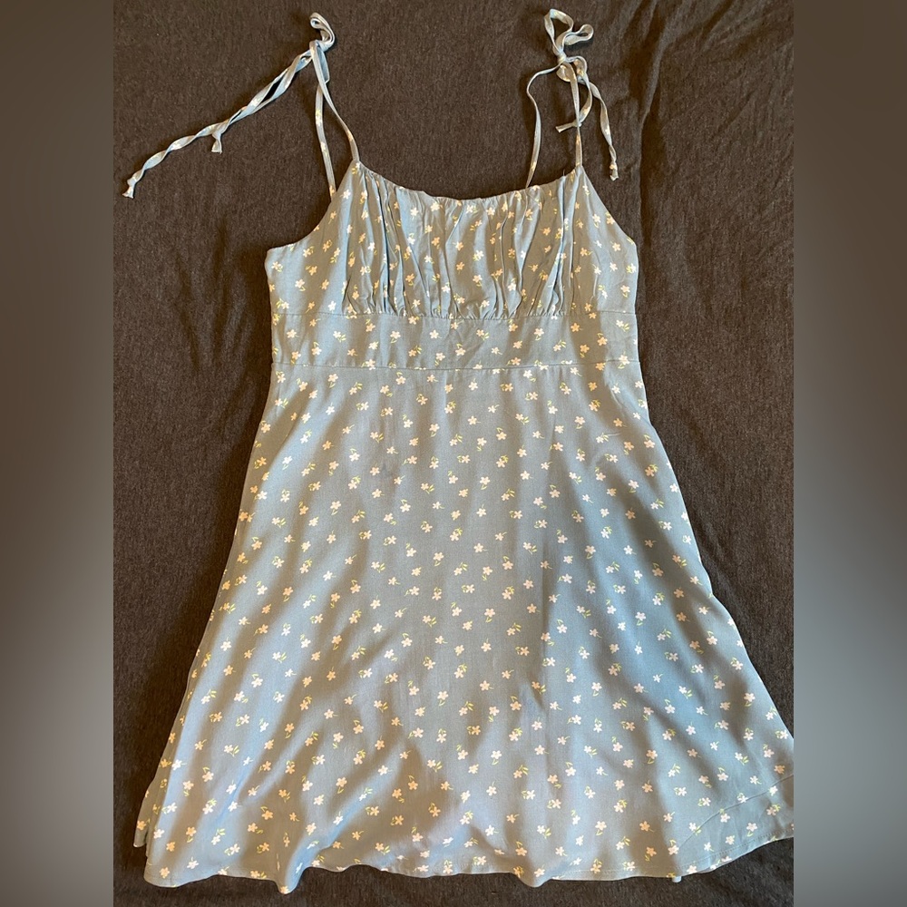 Blue Floral Sundress